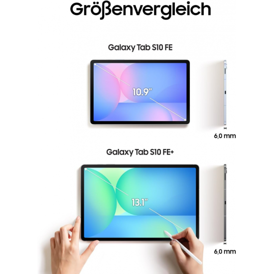 Samsung Galaxy Tab S10 FE (WiFi, 8 GB + 128 GB) - Grau
