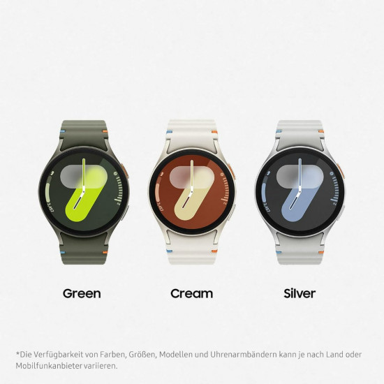 Samsung Galaxy Watch 7 BT 40 mm Smartwatches Aluminium Nitrilkautschuk - Green