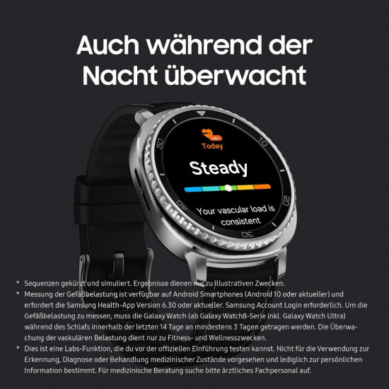 Samsung Galaxy Watch 8 Classic Smart Watch (Bluetooth, 46mm) - Black