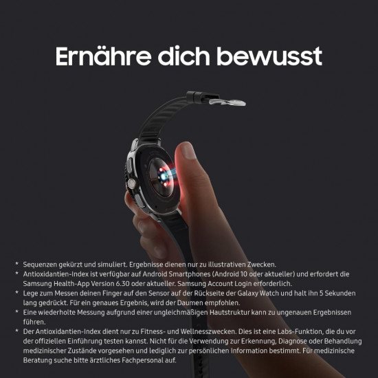 Samsung Galaxy Watch 8 Classic Smart Watch (Bluetooth, 46mm) - Black