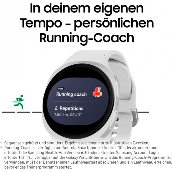 Samsung Galaxy Watch 8 Smart Watch (bluetooth, 40mm) - Silver
