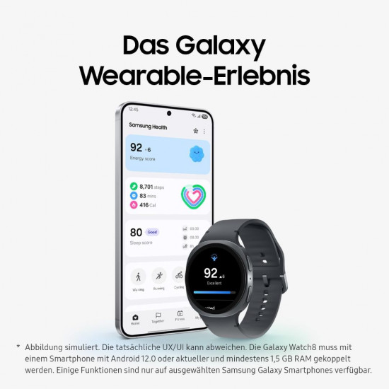 Samsung Galaxy Watch 8 Smart Watch (bluetooth, 40mm) - Silver