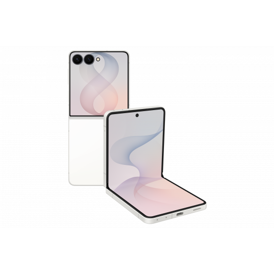 Samsung Galaxy Z Flip8 5G Smartphone (12 GB + 512 GB) - Cream