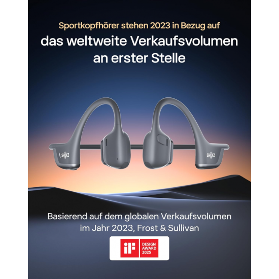 SHOKZ OpenRun Pro 2 Open-Ear-Ohrhörer - Schwarz