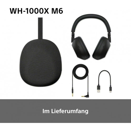 Sony WH-1000XM6 Noise Cancelling Over-Ear Wireless Kopfhörer - Midnight Blue