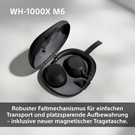 Sony WH-1000XM6 Noise Cancelling Over-Ear Wireless Kopfhörer - Midnight Blue