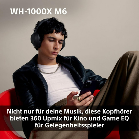 Sony WH-1000XM6 Noise Cancelling Over-Ear Wireless Kopfhörer - Midnight Blue