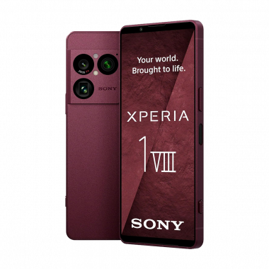 Sony Xperia 1 VIII 5G Smartphone (Dual-SIMS, 12+256GB) - Garnet Red