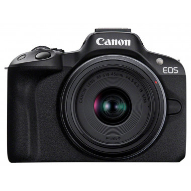 Canon EOS R50 Systemkamera + RF-S 18-45mm is STM Objektiv