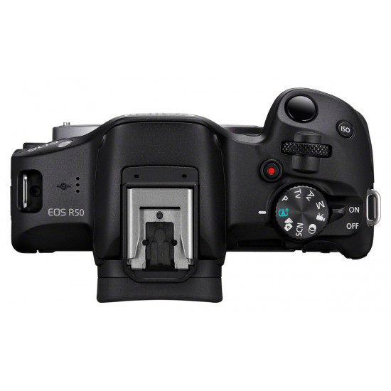 Canon EOS R50 Systemkamera + RF-S 18-45mm is STM Objektiv