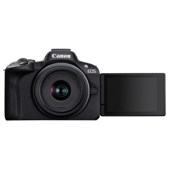 Canon EOS R50 Systemkamera + RF-S 18-45mm is STM Objektiv