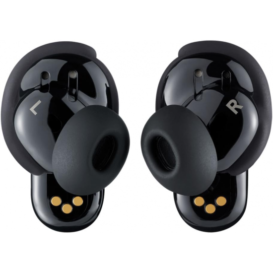 Bose QuietComfort Ultra Earbuds - Kabellose Ohrhörer mit Geräuschunterdrückung und räumlichem Audio (Schwarz)