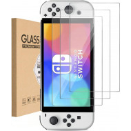 3er-Pack – Panzerglas Schutzfolie für Nintendo Switch OLED