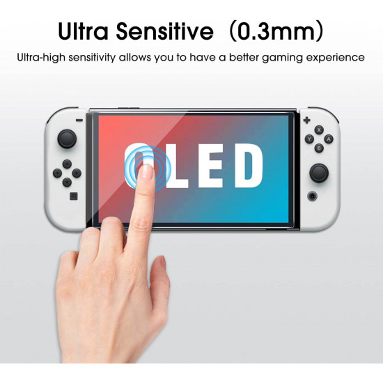 3er-Pack – Panzerglas Schutzfolie für Nintendo Switch OLED