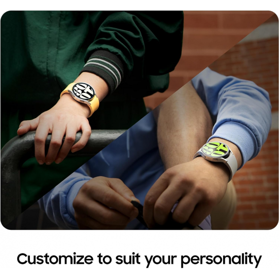 Samsung Galaxy Watch 6 Smartwatch (Bluetooth, 44 mm) - Graphit (Generalüberholt)