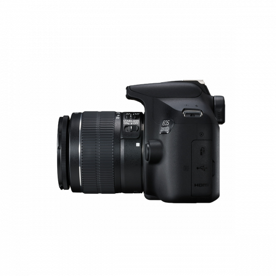 CANON EOS 2000D DSLR Camera with EF-S 18-55 mm f/3.5-5.6 III Lens